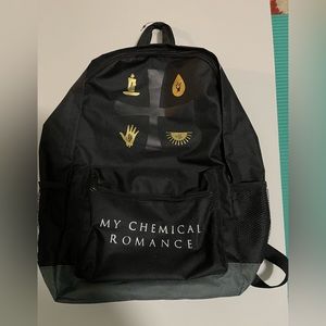 My Chemical Romance reunion symbols backpack